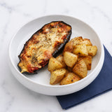 Aubergine, Tomato & Cheese Bake (v)