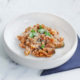 Winter Vegetable Barley Risotto (v)