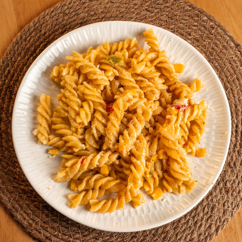 5-Veg Cheesy Pasta (v)