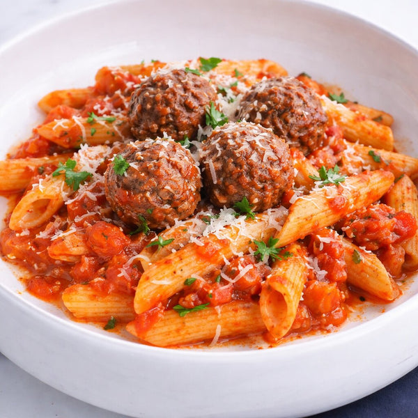 Meatballs & Tomato Pasta