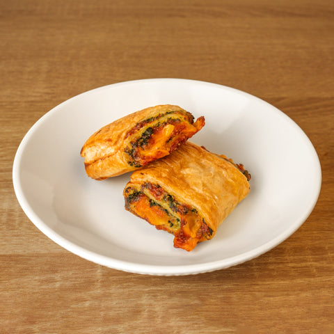 Cheese & Spinach Puff Swirls (v)