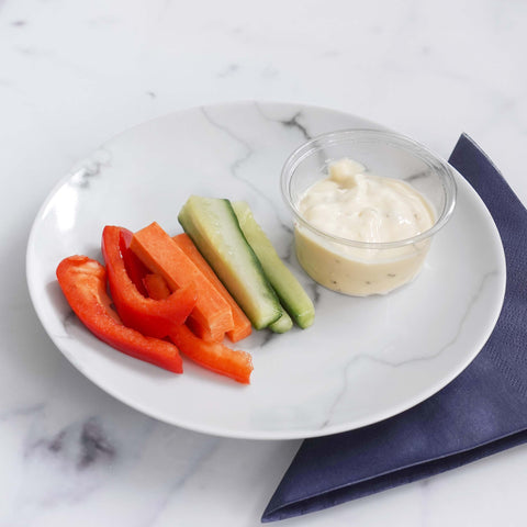 Mixed Dippers with Honey Mayo (v)