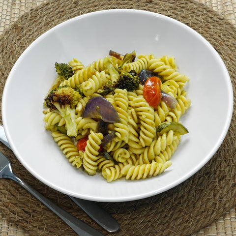 Nut-Free Pesto Pasta (v)