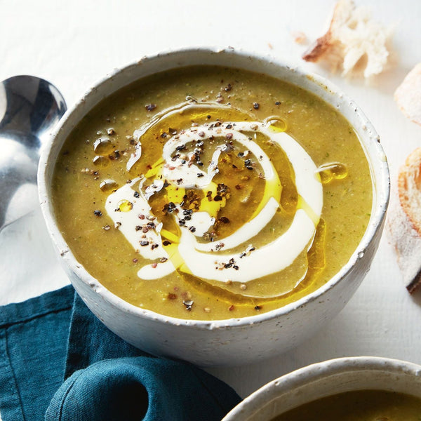Sweet Potato & Creamy Broccoli Soup