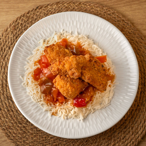 Sweet & Sour Chicken with Rice