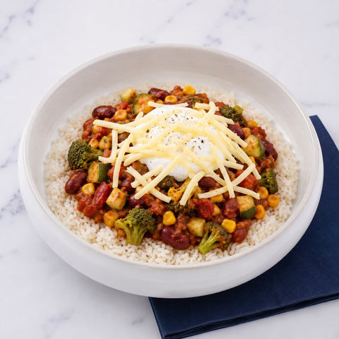 Vegetable Chilli No Carne (v)